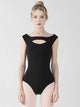 Strap Mesh Backless Ballet Leotard High-crotch Dance Training Clothes - Dorabear