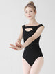 Strap Mesh Backless Ballet Leotard High-crotch Dance Training Clothes - Dorabear