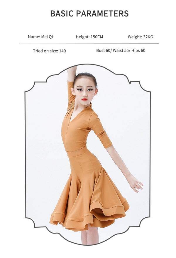 Summer Latin Dance Competition Suits Performance Costume - Dorabear