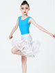 Summer Latin Dance Net Gauze Skirt Exercise Suits - Dorabear