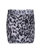 Summer Leopard Print Split Skirt Latin Dance Practice Bottoms - Dorabear