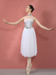 Ballet Print Dance Leotard Sleeveless Stand Collar Exercise Clothes - Dorabear