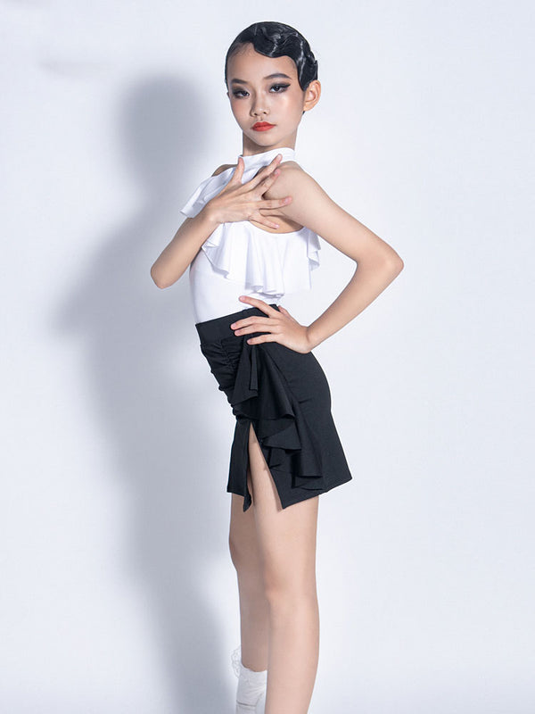 Summer Sleeveless Suspender Backless Training Clothing Latin Dance Suits - Dorabear