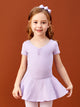 Summer Training Clothes Short Sleeve Ballet One Piece Dress - Dorabear