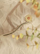 Sunflower Tassel Step Rocking Hairpin Hair Accessories Antique Cheongsam Headwear - Dorabear