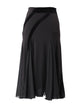 Swing Dress Latin Dance Mesh Panel Black Skirt Practice Bottoms - Dorabear