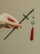 Sword Hairpin Antique Pan Hair Headdress Retro Cheongsam Hair Accessories - Dorabear