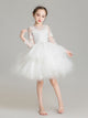 Walk Show Piano Performance Costume Flower Girl Wedding Dress Girl's Princess Dress - Dorabear