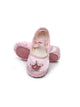 Winter Fleece Dance Training Shoes Satin Soft Sole Ballet Shoes - Dorabear