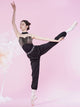 Ballet Chest Mesh Splicing Half Turtleneck Leotard Practice Clothes - Dorabear