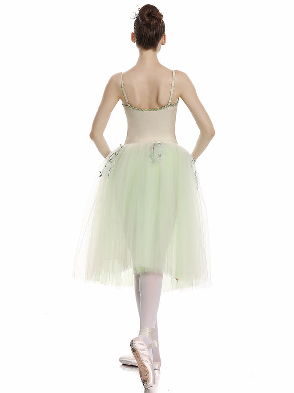 Ballet Professional Performance Costume Suspender Tutu Dress - Dorabear